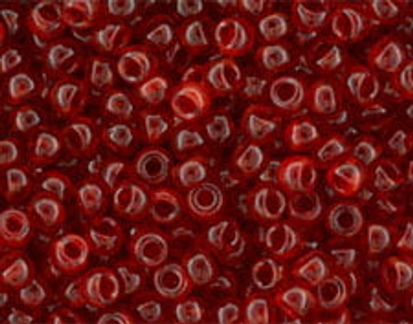 Matubo 8/0 - #91250 Cherry Red Transparent