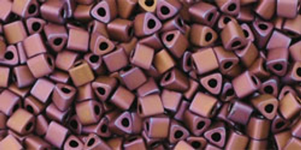 11/0 Triangle Bead - #0703 Mauve Mocha Matte