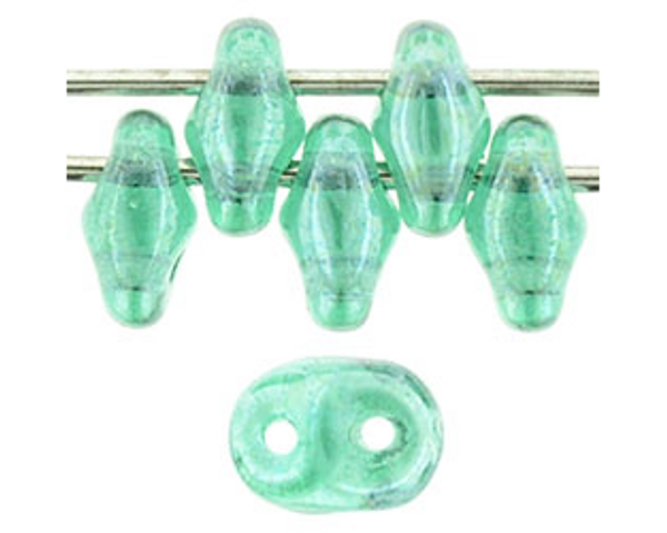 SuperDuo Bead - #L5072 Emerald Luster