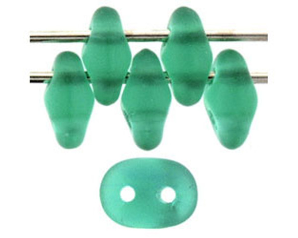 SuperDuo Bead - #M5072 Emerald Matte