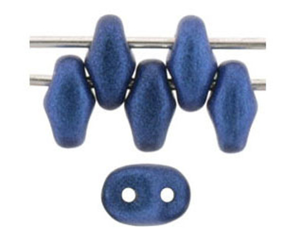 SuperDuo Bead - #79031 Metallic Suede - Blue