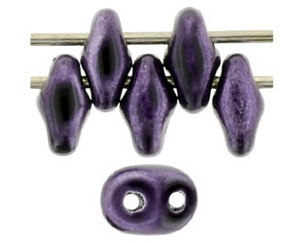 SuperDuo Bead - #24202 Metalust - Purple