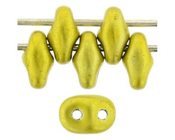 SuperDuo Bead - #24208 Metalust - Yellow Gold