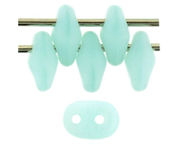 SuperDuo Bead - #M61100 Milky Peridot Matte