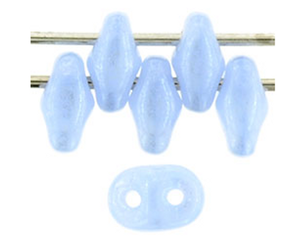 SuperDuo Bead - #L31010 Milky Sapphire Luster