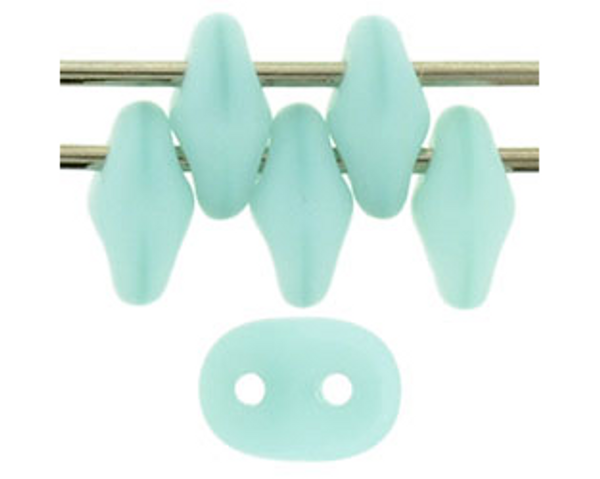 SuperDuo Bead - #M61300 Milky Seafoam Matte