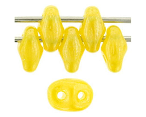SuperDuo Bead - #L81210 Milky Yellow Luster