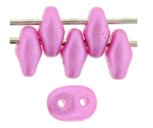 SuperDuo Bead - #24005 Pearl Shine - Hot Pink