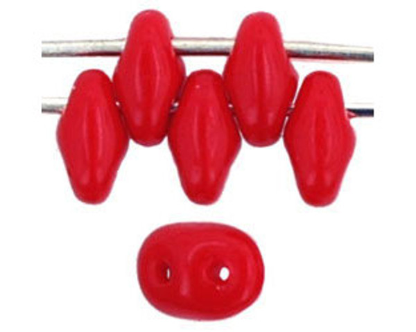 SuperDuo Bead - #9320 Red Opaque