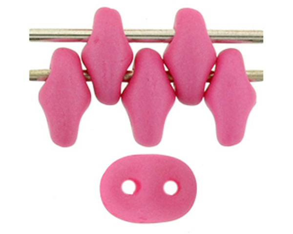 SuperDuo Bead - #92606 Saturated Neon - Pink