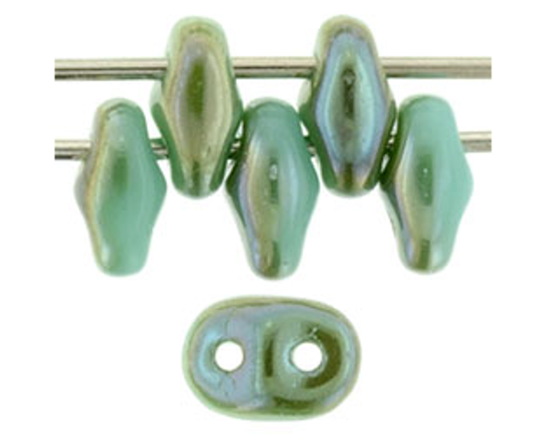 SuperDuo Bead - #Z6313 Turquoise Celsian