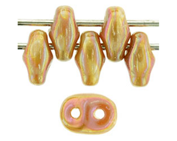 SuperDuo Bead - #29123 White Apricot