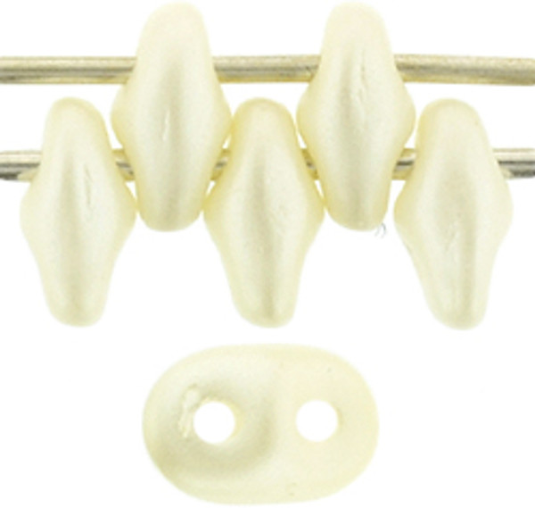 SuperDuo Bead - #25110 Pearl Coat - Light Cream