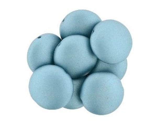 Cushion Round 14mm - #29436 Satin Metallic Arctic Blue