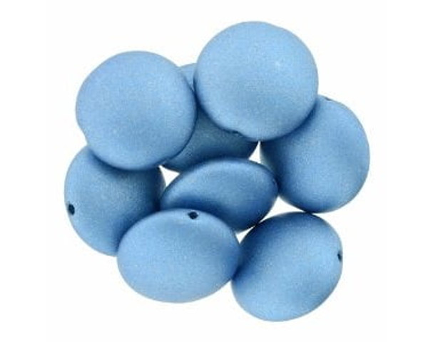 Cushion Round 14mm - #29434 Satin Metallic Azure