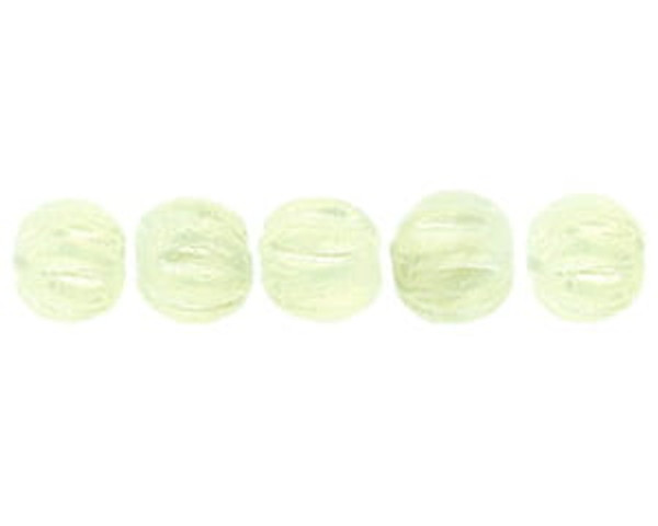 3mm Melon Shaped - Lemon Rainbow Luster (100pcs)