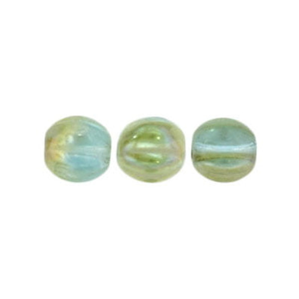 5mm Melon Shaped - Aquamarine Celsian (50pcs)