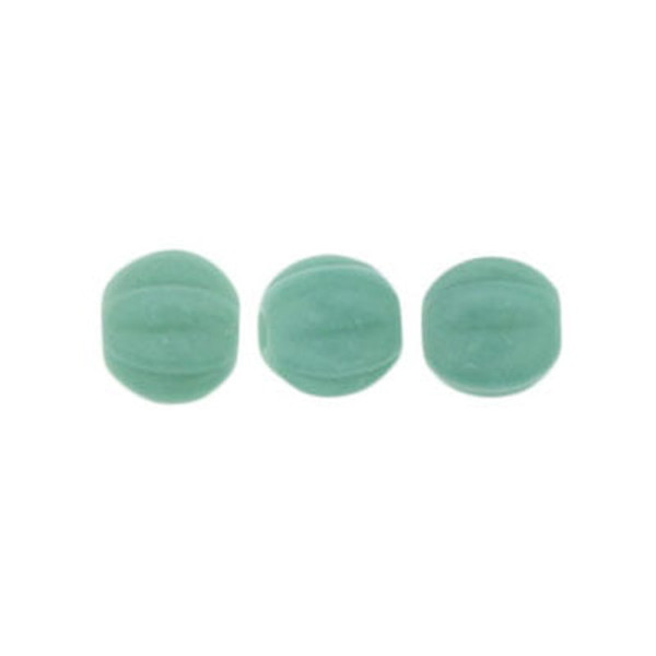 5mm Melon Shaped - Turquoise (50pcs)