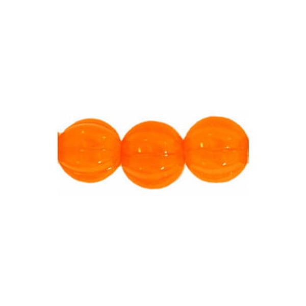 8mm Melon Shaped - Orange Opal *Discontinued*