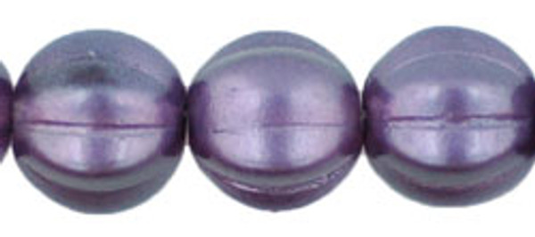8mm Melon Shaped - Satin Lavender