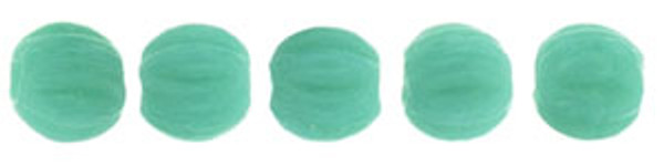 3mm Melon Shaped - Turquoise Opaque (100pcs)