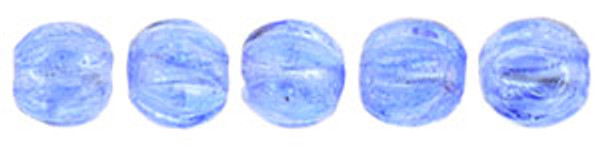3mm Melon Shaped - Sapphire Rainbow Luster (100pcs)