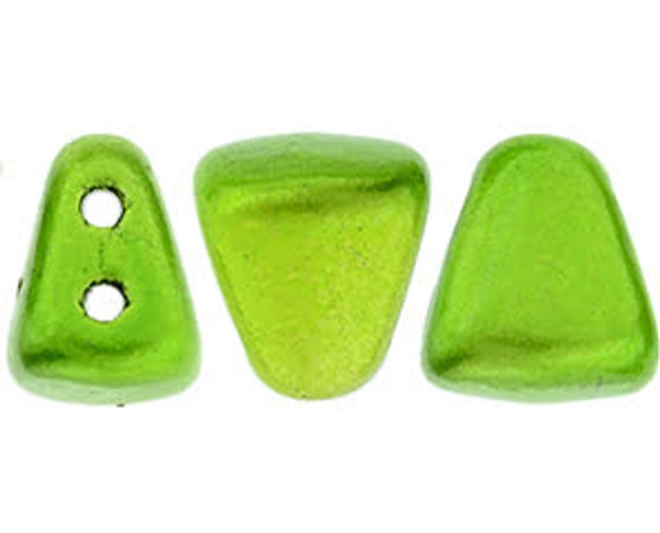 Matubo 2-Hole Nib-Bit - #24205 Metalust - Apple Green