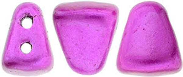 Matubo 2-Hole Nib-Bit - #24207 Metalust - Hot Pink