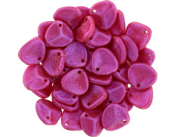 Rose Petals 8mm - Opalescent Neon Pink