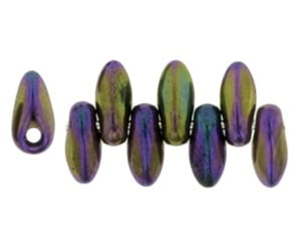 2.5x6mm Mini Dagger - #21495 Purple Rainbow