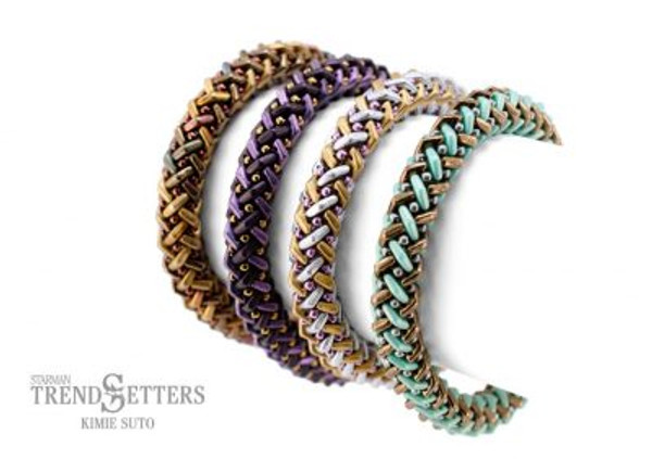 Basketweave Bangle by Kimie Suto: Starman's Trendsetter Pattern