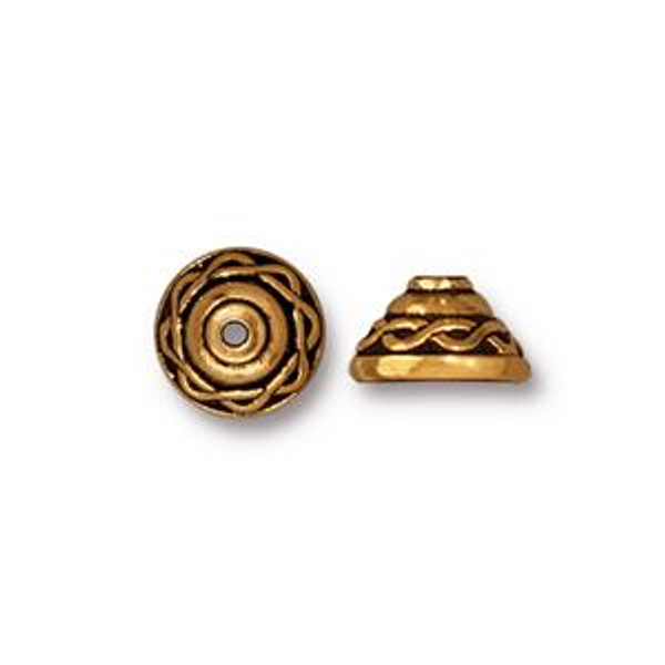 Tierracast Caps and Cones: 8mm Celtic | Pk of 4