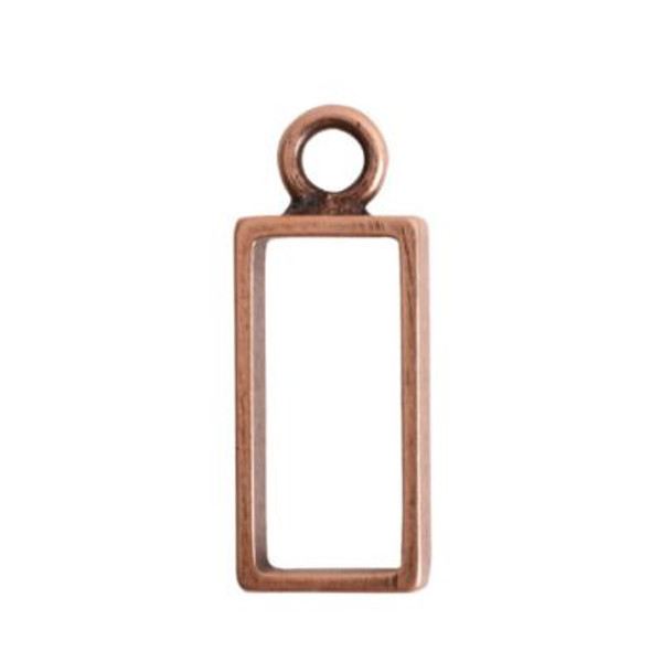 Open Frame Rectangle Single Loop Bezel - Itsy by Nunn Design | 1 Each