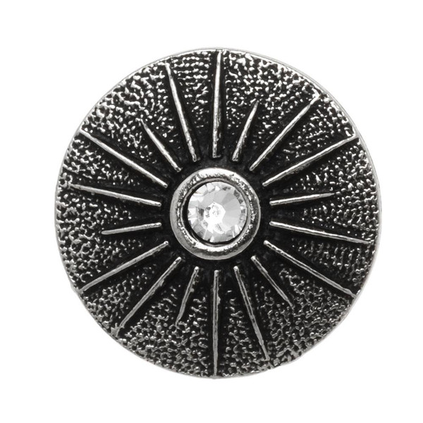 TierraCast Button: Starburst with SS9 Crystal | Pk of 2