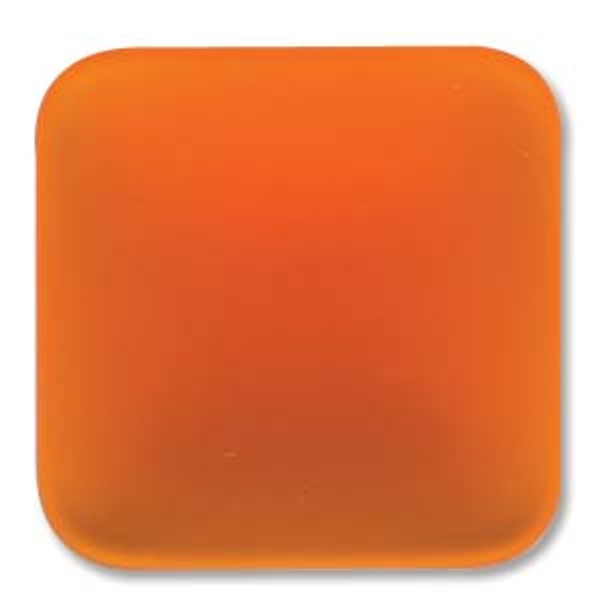 Lunasoft Square Cabochon 22MM - Mango | 1 Each *Discontinued*