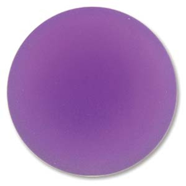 Lunasoft Round Cabochon 18MM - Grape | 1 Each