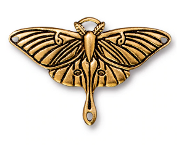 TierraCast Link: Luna Moth Pendant | Pk of 1
