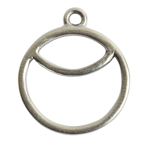 Nunn Pendant - Open Large Split Circle Sunrise Single Loop | Pk of 1