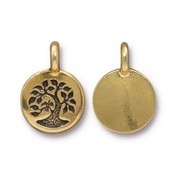 TierraCast Charms: Tree | Pk of 2