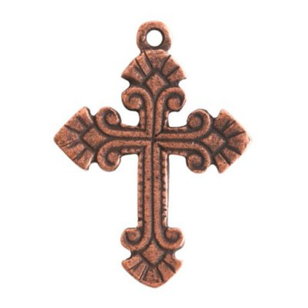 Charms: Ornate Large Cross by Nunn Design | 1 Each *Discontinued*