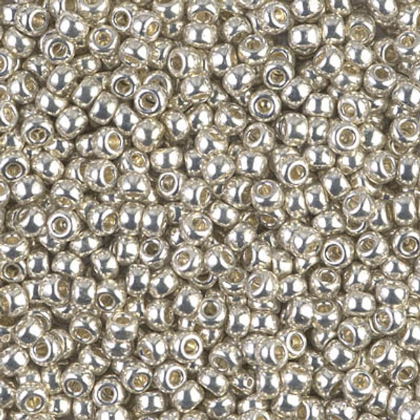 Round Seed Bead by Miyuki - #1051 Galvanized Silver