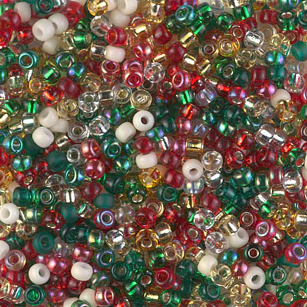 Round Seed Bead Mix by Miyuki - Christmas