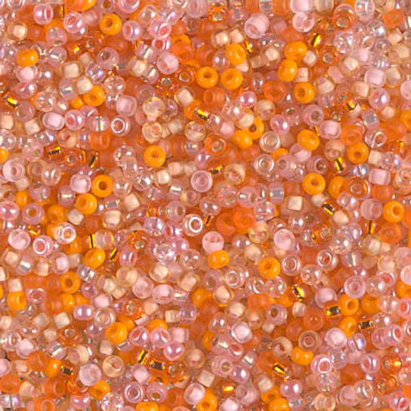 Round Seed Bead Mix by Miyuki - Pink Grapefruit