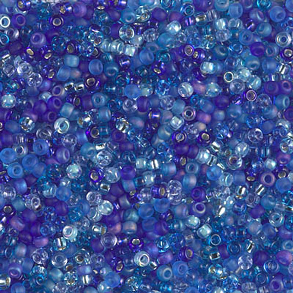 Round Seed Bead Mix by Miyuki - Blueberry Pie