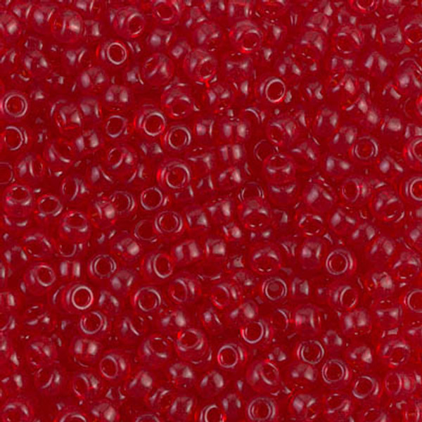 Round Seed Bead by Miyuki - #141 Ruby Transparent