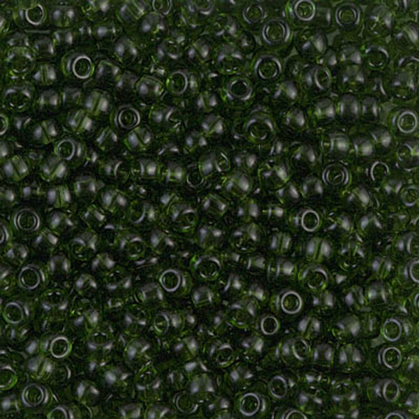 Round Seed Bead by Miyuki - #158 Olive Transparent