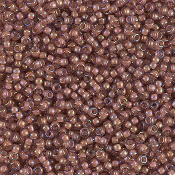 Round Seed Bead by Miyuki - #337 Cinnamon Inside Color Lined Luster