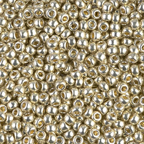Round Seed Bead by Miyuki - #4201 Duracoat Galvanized Silver