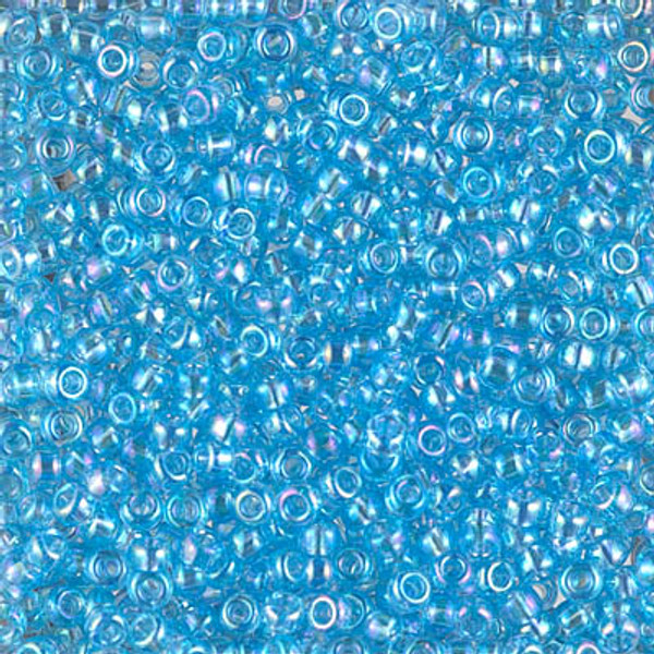 Round Seed Bead by Miyuki - #260 Aqua Transparent Rainbow