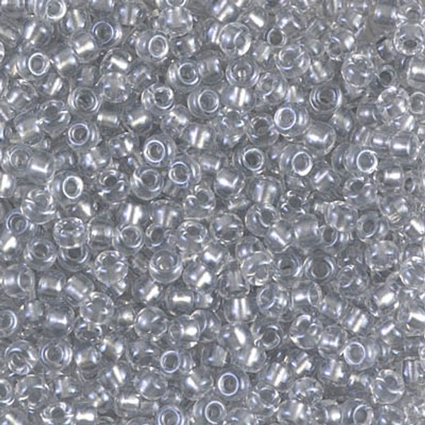 Round Seed Bead by Miyuki - #242 Pewter Inside Color Lined Sparkle